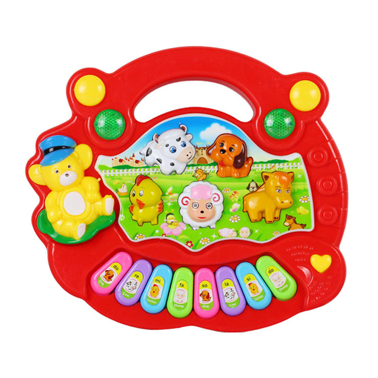 Educational Toys Farm Animal Keyboard Musical Instrument Child Baby Toys