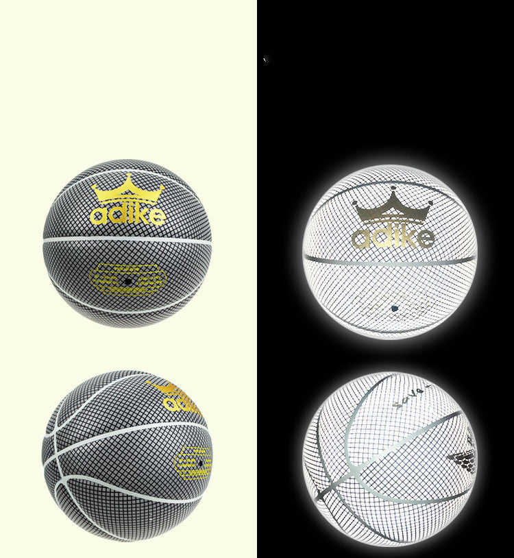 Glowing Luminous Fluorescent Basketball Night Game Basketball